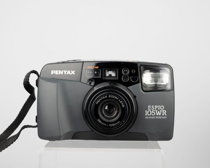 Pentax Espio 105WR 35mm camera w/ original box, case, and manual (serial 5469852)