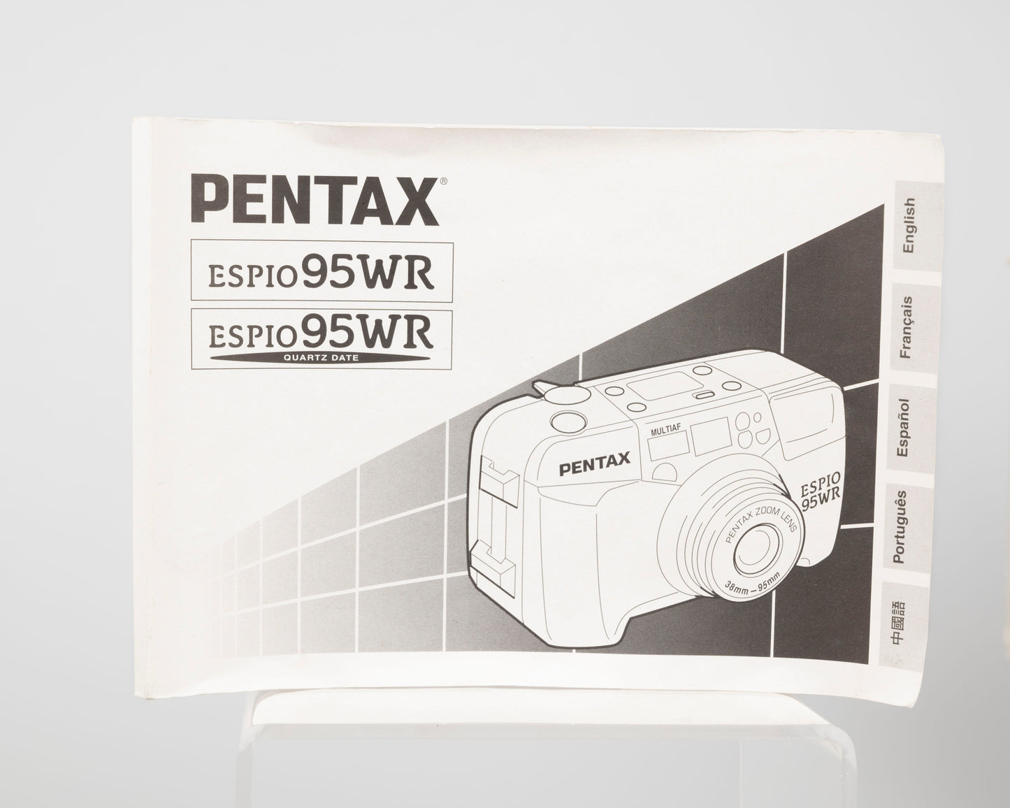 Appareil photo Pentax Espio 95WR 35 mm avec boîte d'origine et manuel (série 5690723)