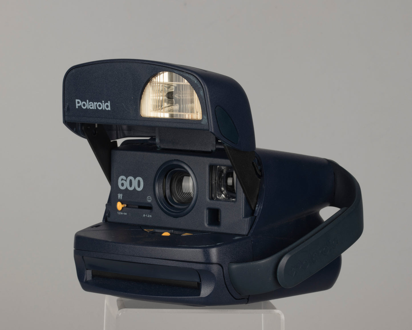 Appareil photo instantané Polaroid 600 Bleu et Jaune avec étui d'origine