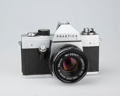 Appareil photo reflex Praktica L 35 mm avec objectif Helios-44M-6 58 mm f2