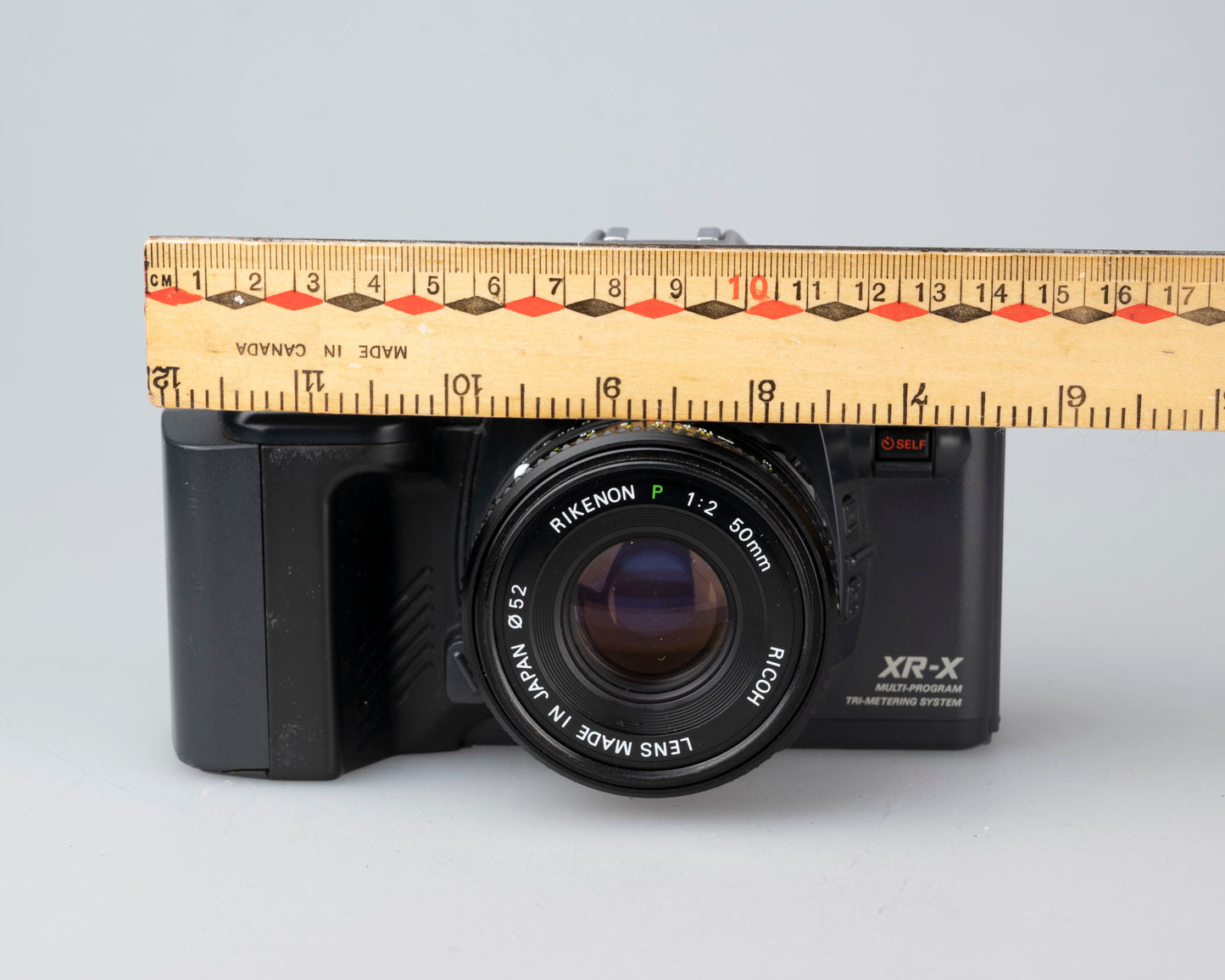 Ricoh XR-X 35mm SLR + Rikenon P 1:2 50mm lens