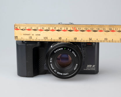 Ricoh XR-X 35mm SLR + Rikenon P 1:2 50mm lens