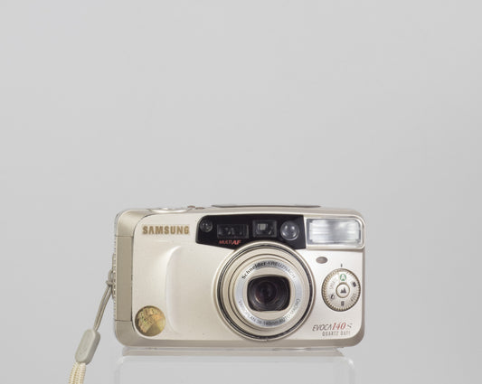 The Samsung Evoca 140S compact 35mm point-and-shoot camera