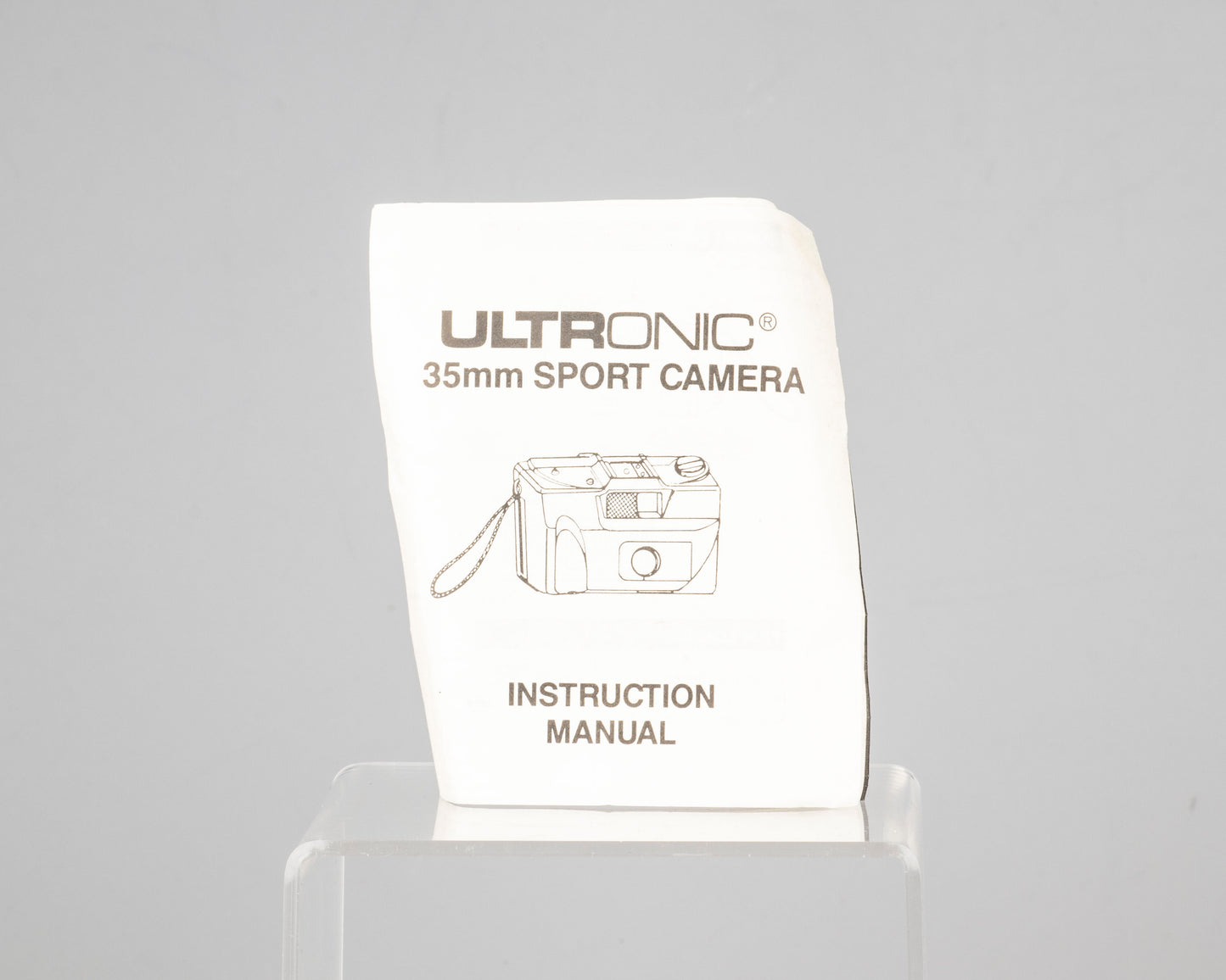 Ultronic focus free 35mm camera sealed new-old-stock w/case and manual