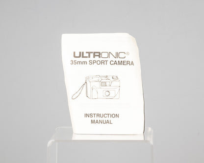 Ultronic focus free 35mm camera sealed new-old-stock w/case and manual