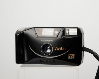 Appareil photo argentique 35 mm sans mise au point compacte Vivitar C3S Motor