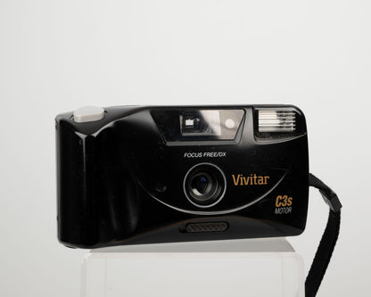 Appareil photo argentique 35 mm sans mise au point compacte Vivitar C3S Motor