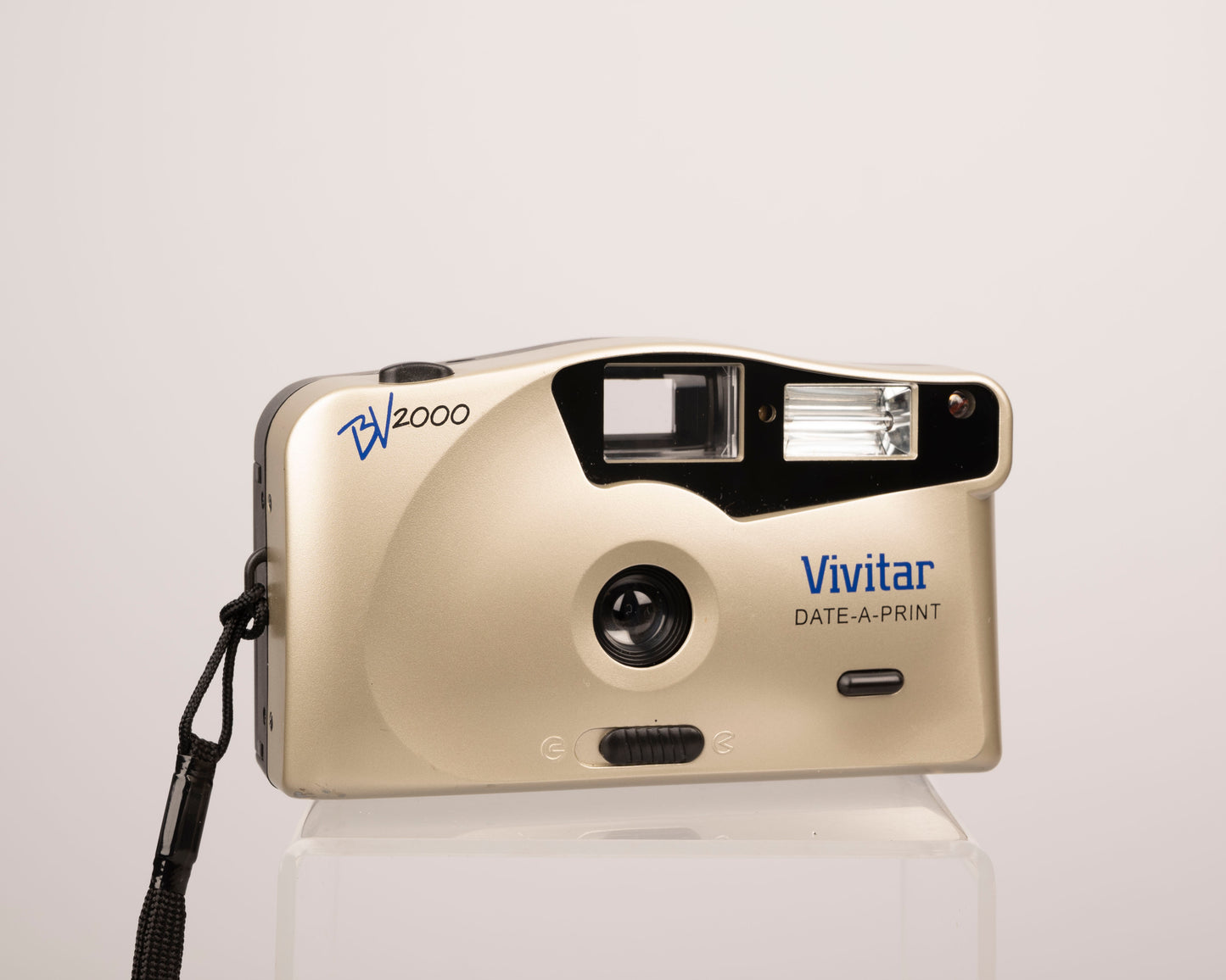 Appareil photo argentique Vivitar BV2000 Date-A-Print 35 mm avec étui