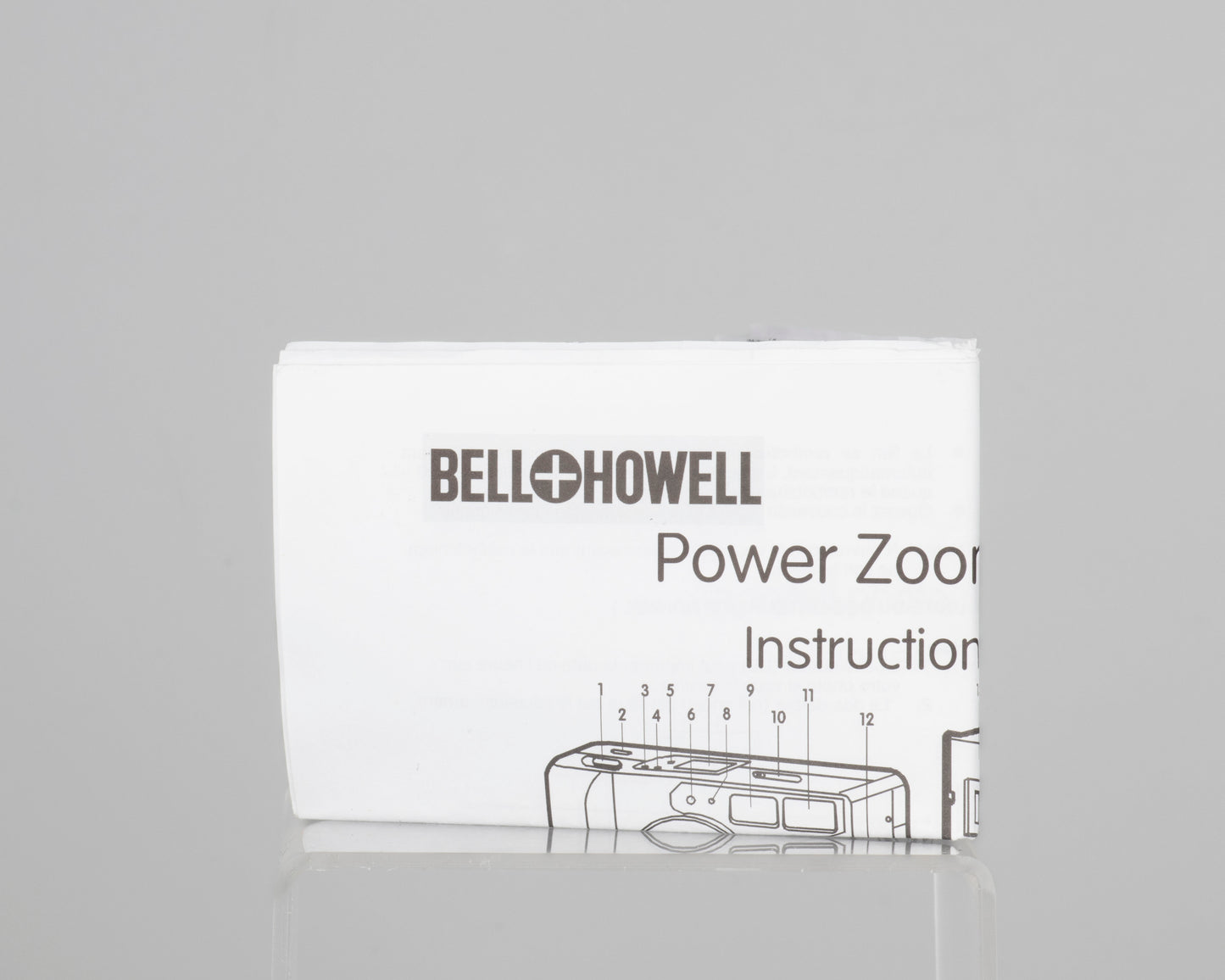 Appareil photo Bell and Howell PZ1180D 35 mm avec étui et manuel (série 27181)
