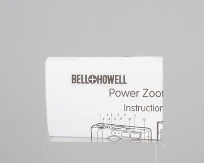 Appareil photo Bell and Howell PZ1180D 35 mm avec étui et manuel (série 27181)