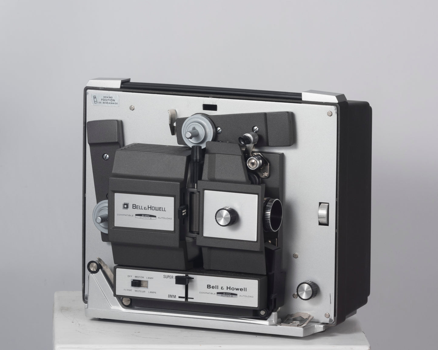 Bell and Howell 456Z Dual-format Super 8 and Regular 8mm movie projector