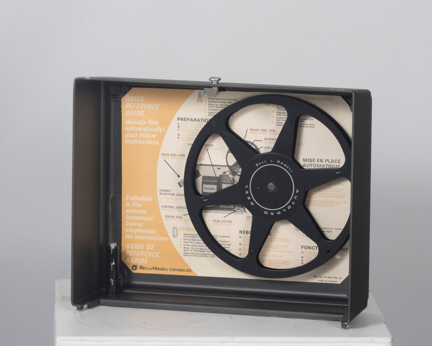 Bell and Howell 456Z Dual-format Super 8 and Regular 8mm movie projector