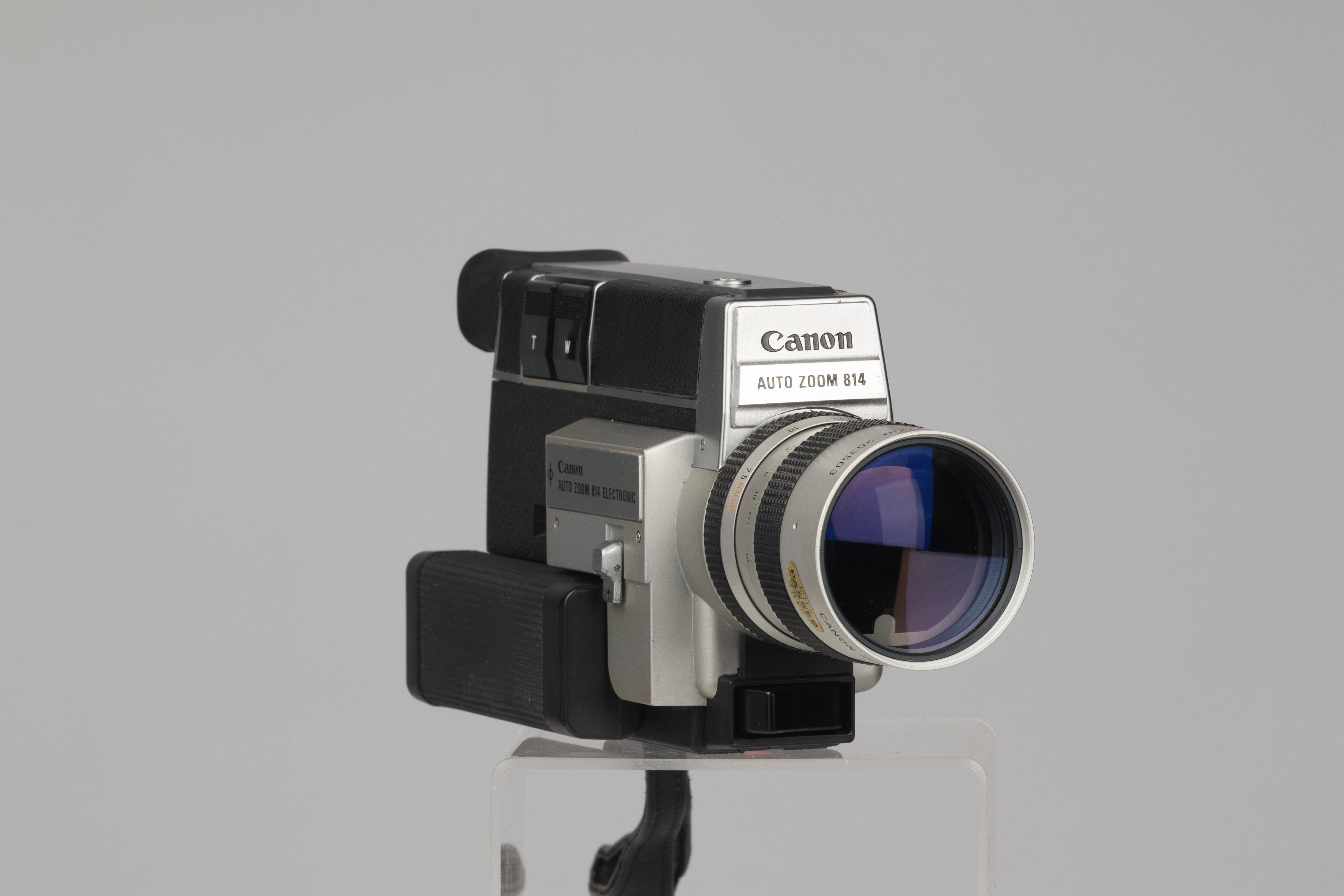 Canon　AUTO ZOOM 814 ELECTRONIC ビデオカメラ Canon Auto Zoom 814 Electronic Super 8 movie camera – New Wave Pool