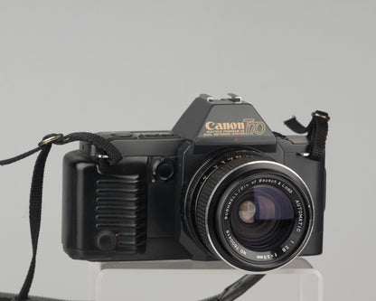 Canon T70 35 mm SLR avec objectif grand angle 35 mm f2.8
