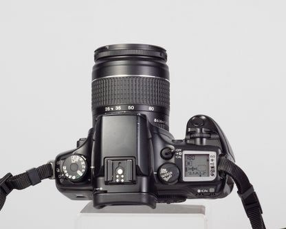 Canon EOS Elan 7E 35mm SLR avec objectif EF 28-80mm + manuel d'origine
