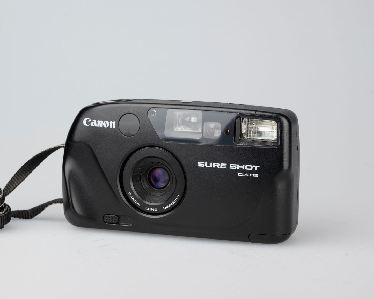 Canon New Sure Shot Date 35mm film camera w/ case (serial 1923077)