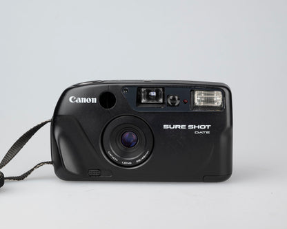 Canon New Sure Shot Date 35mm film camera w/ case (serial 1923077)