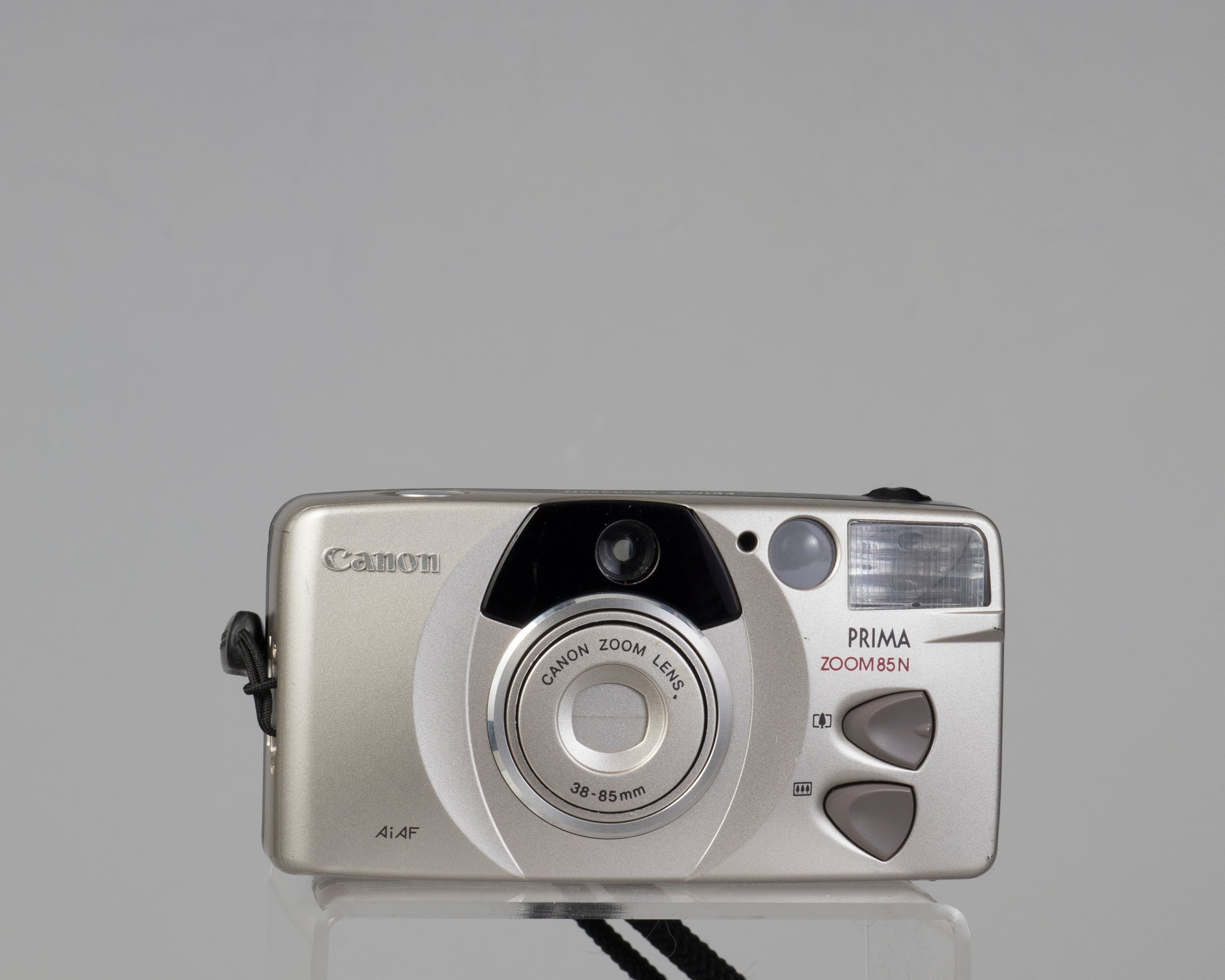 The Canon Prima Zoom 85N (shown switched off)