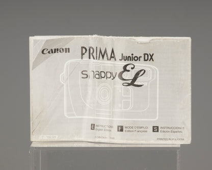 Appareil photo Canon New Snappy EL 35 mm avec étui