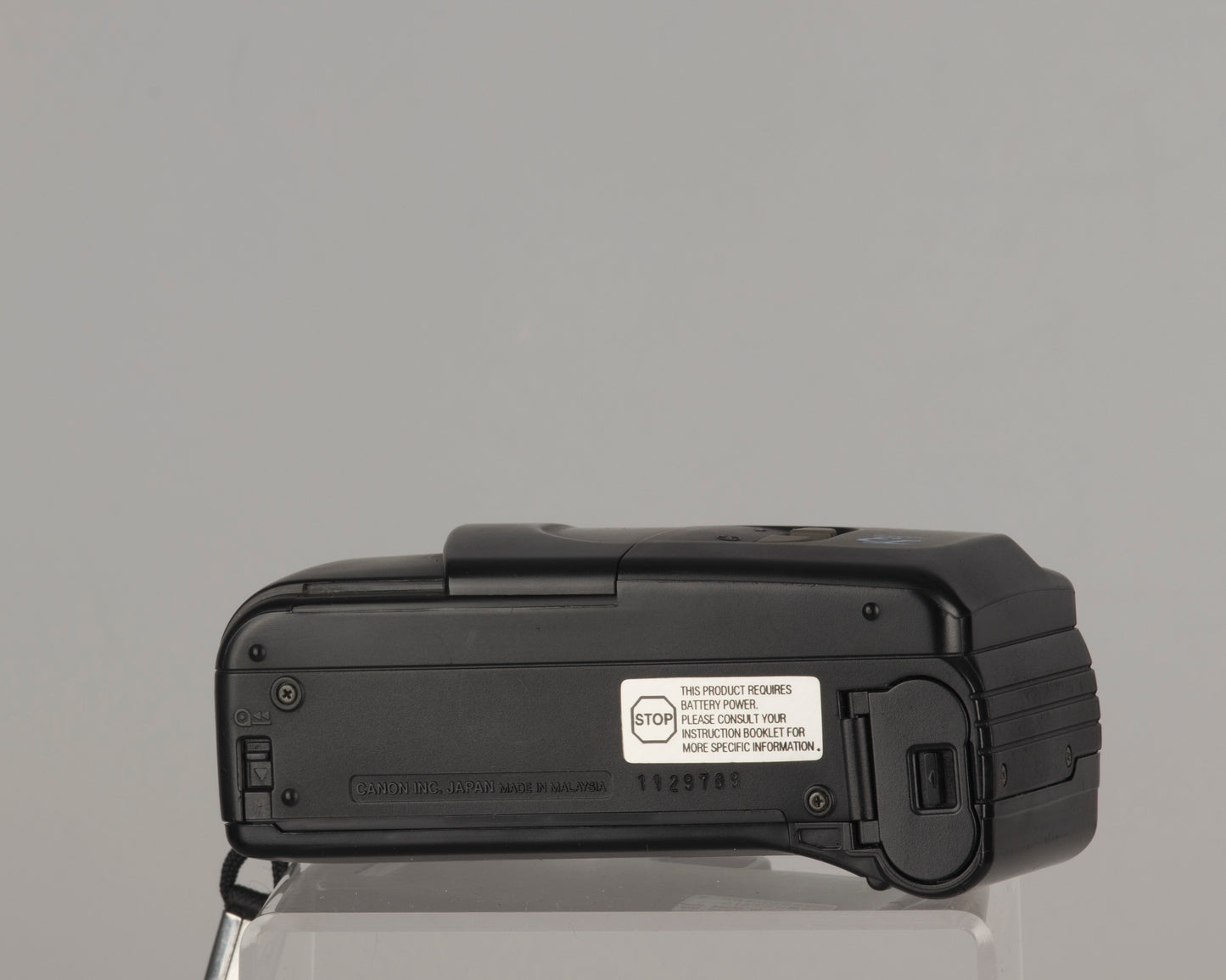 Appareil photo Canon New Snappy EL 35 mm avec étui (série 1129789)