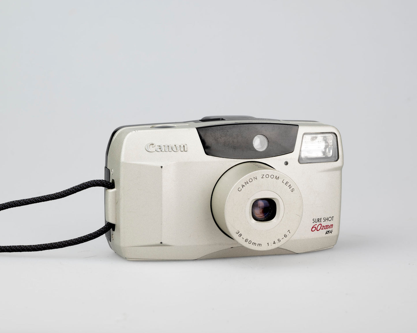 Canon Sure Shot 60 Zoom 35mm film camera - viewfinder issue; otherwise works well (serial 9404853)