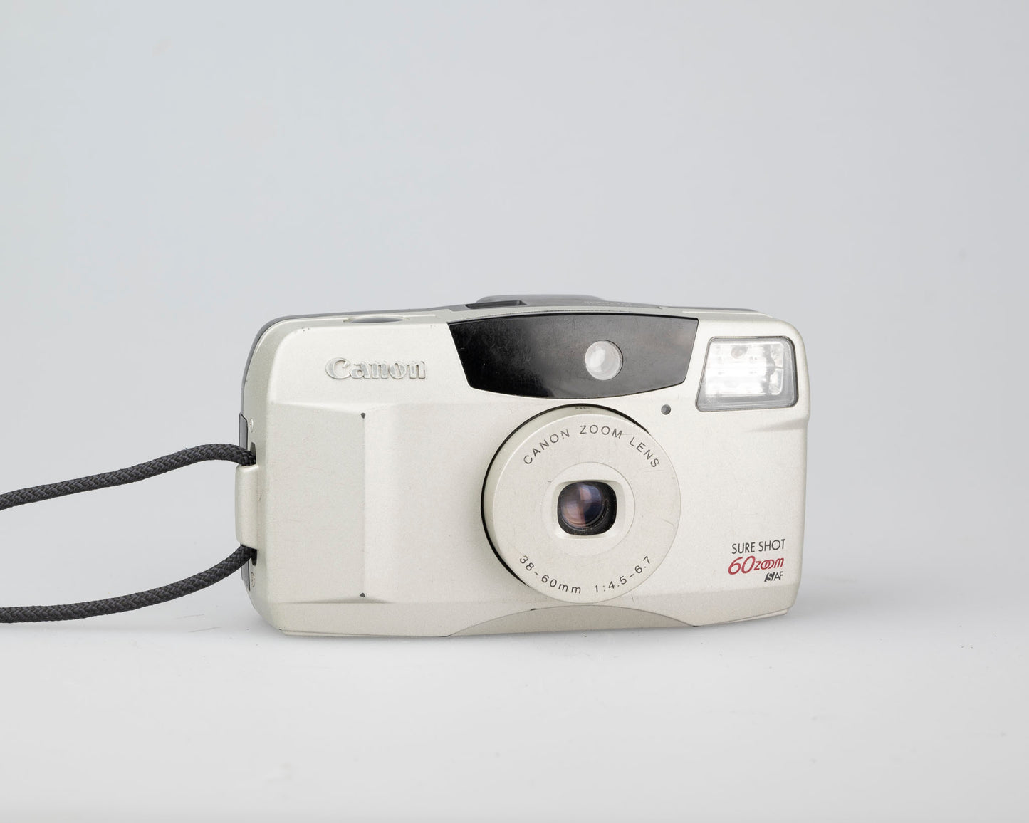 Canon Sure Shot 60 Zoom 35mm film camera - viewfinder issue; otherwise works well (serial 9404853)