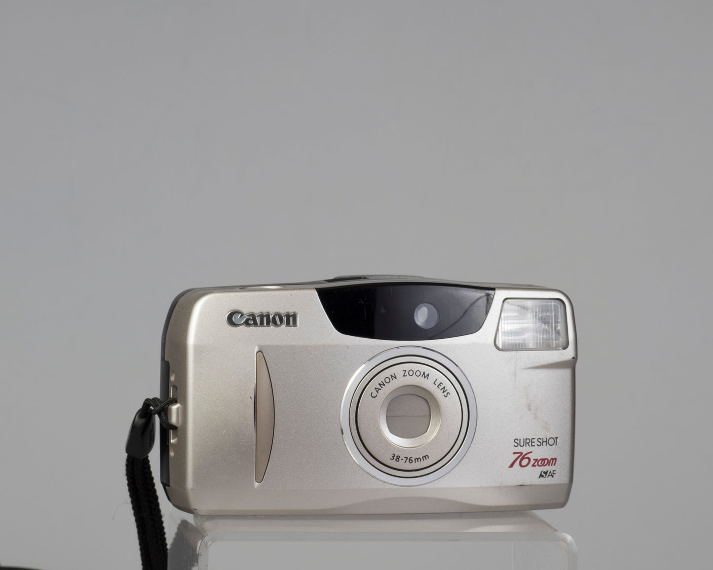 Appareil photo argentique Canon Sure Shot 76 Zoom 35 mm avec étui (série 4113185)