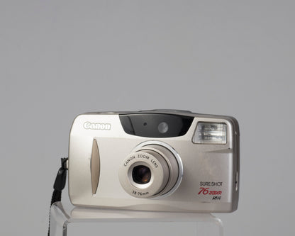 Appareil photo argentique Canon Sure Shot 76 Zoom 35 mm avec étui (série 4113185)