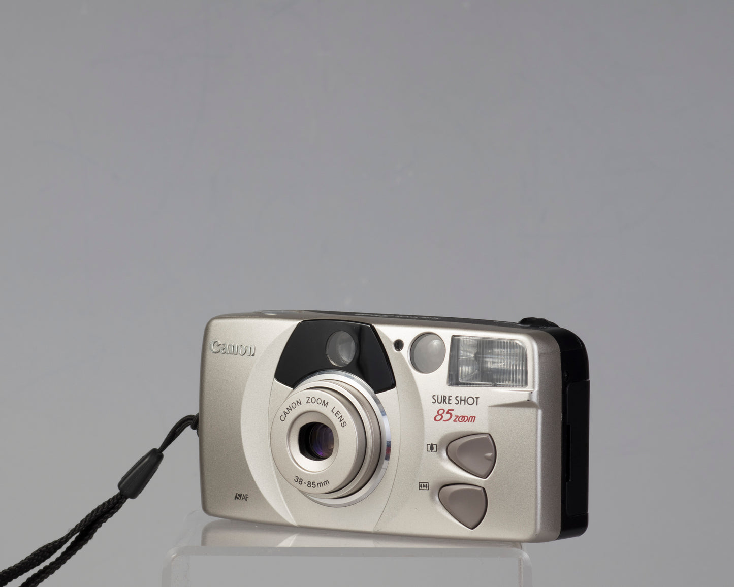 Appareil photo Canon Sure Shot 85 Zoom avec boîte et étui d'origine (série 4729469)