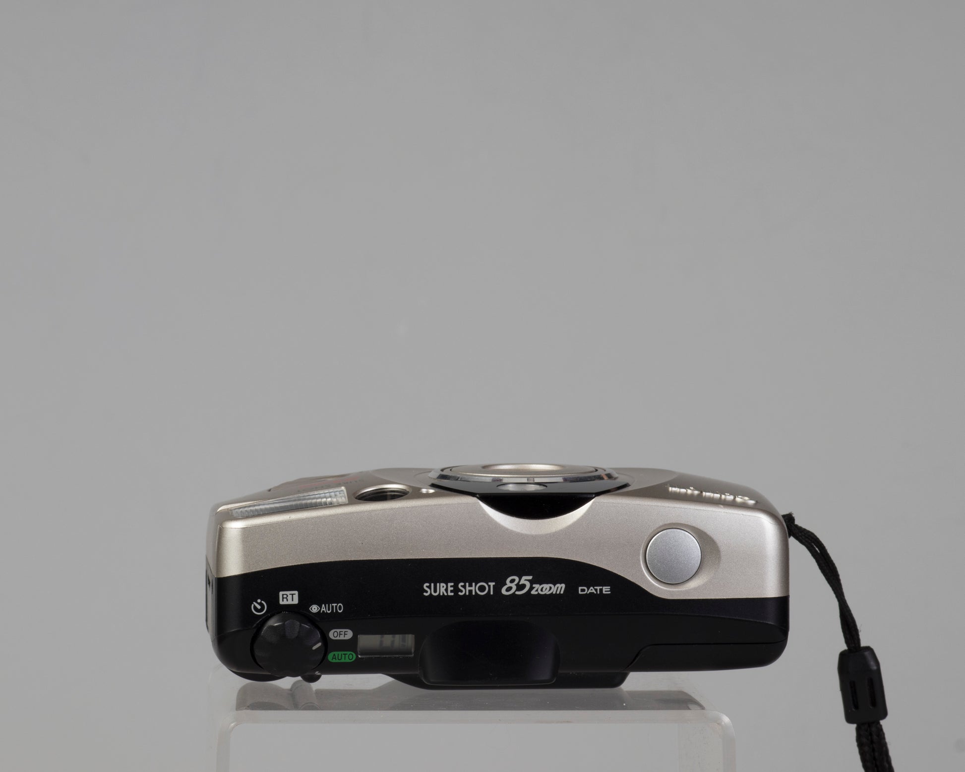 The Canon Sure Shot 85 Zoom Date top view