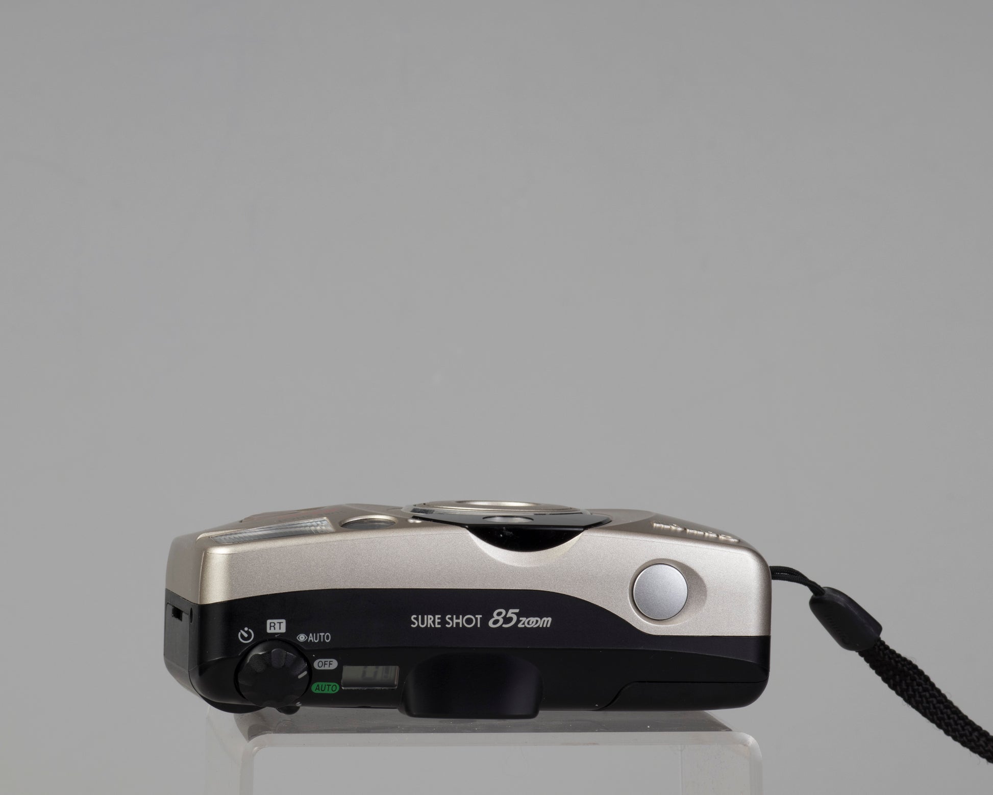 Canon Sure Shot 85 Zoom (top view)