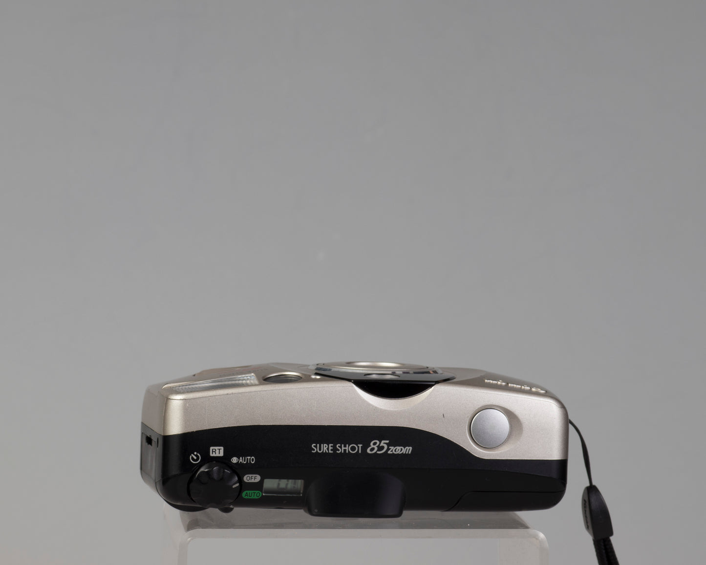 The Canon Sure Shot 85 Zoom top view