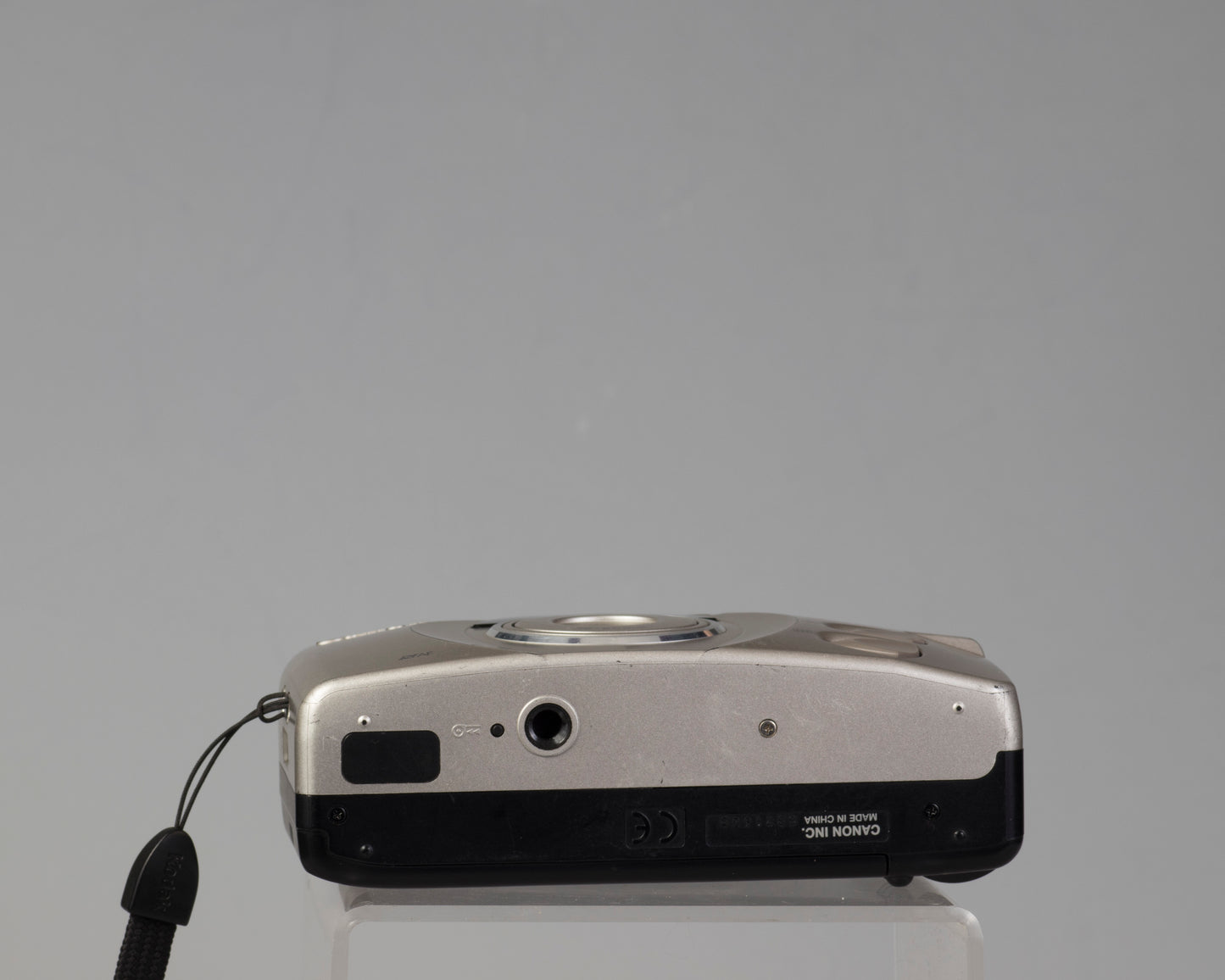 The Canon Sure Shot 85 Zoom bottom view