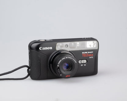Canon Sure Shot Tele Max 35mm film camera w/ case (serial 5550441)