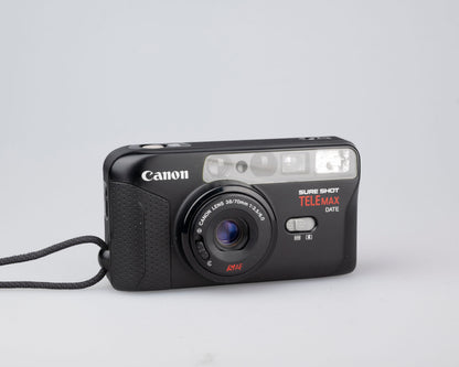 Canon Sure Shot Tele Max 35mm film camera w/ case (serial 5550441)