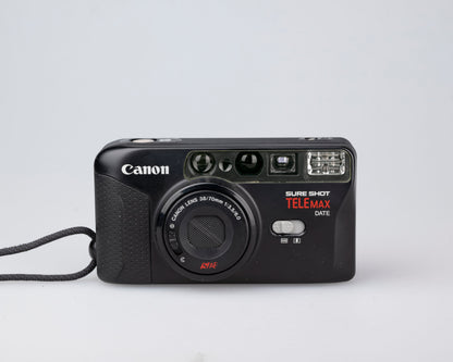 Canon Sure Shot Tele Max 35mm film camera w/ case (serial 5550441)