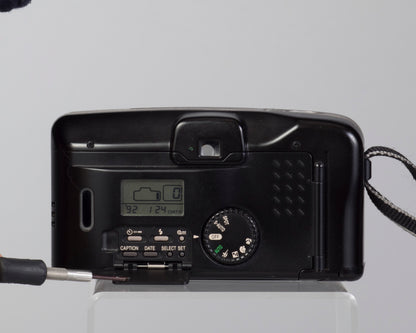 The Canon Sure Z115 was the company's top of the line 35mm point-and-shoot camera from the 1990s (showing advanced modes)