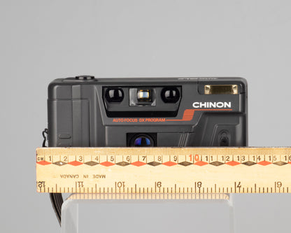 Chinon Auto GLX autofocus 35mm film camera (serial 077SS)