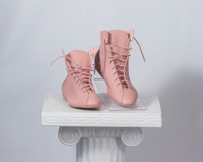 Sbicca pink lace up sneaker boots - women's 7.5