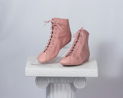 Sbicca pink lace up sneaker boots - women's 7.5