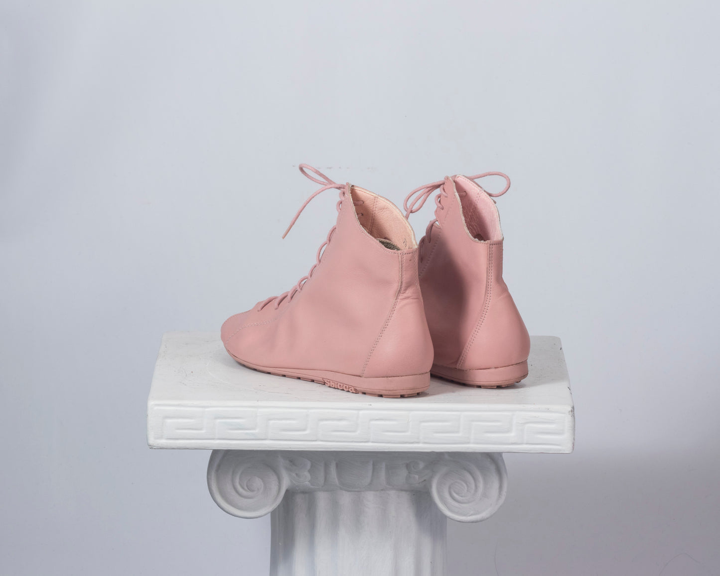 Sbicca pink lace up sneaker boots - women's 7.5