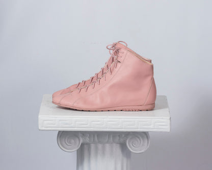 Sbicca pink lace up sneaker boots - women's 7.5