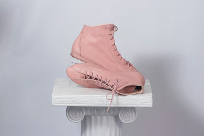 Sbicca pink lace up sneaker boots - women's 7.5