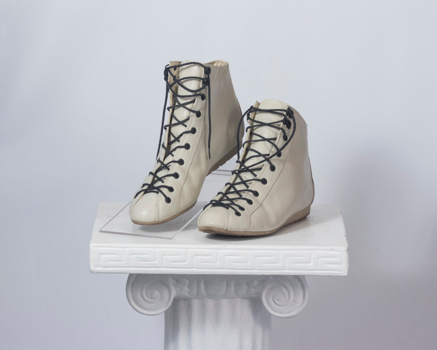 Bottines baskets écrues 7.5