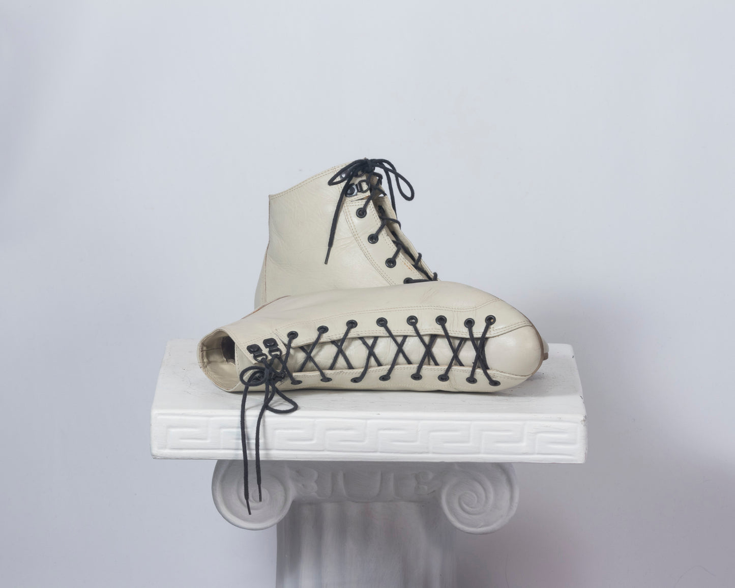 Bottines baskets écrues 7.5