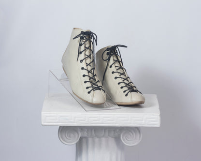Bottines baskets écrues 7.5