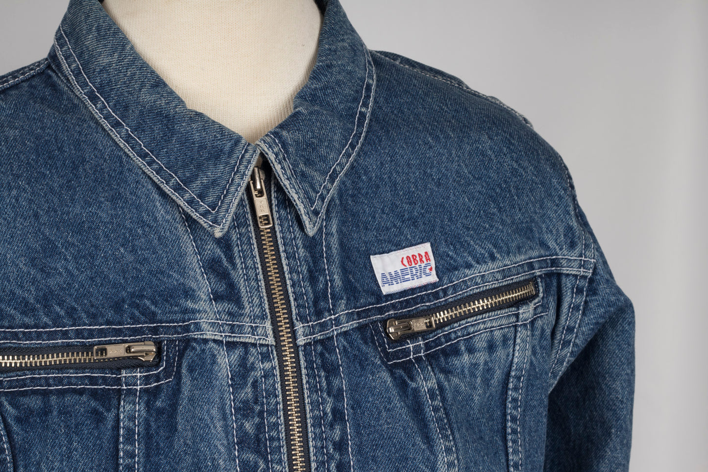 Veste courte Cobra en denim - moyen