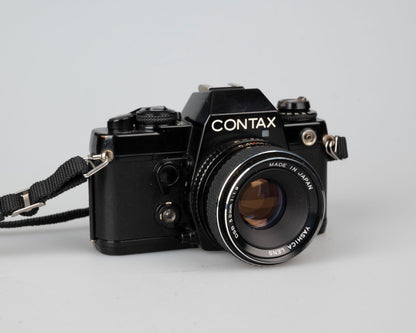 Contax 139 Quartz 35 mm SLR avec objectif DBS 50 mm f1.9