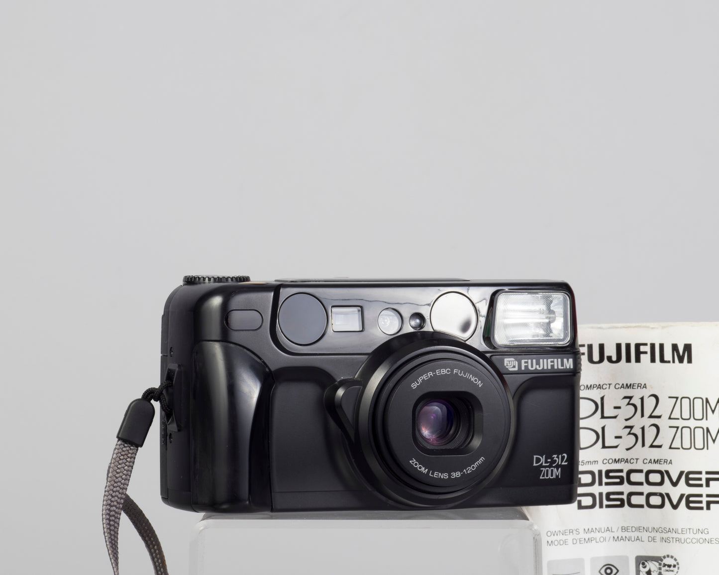 The Fujifilm DL-312 Zoom (aka Discovery 312 Zoom) a 35mm point-and-shoot from circa 1996