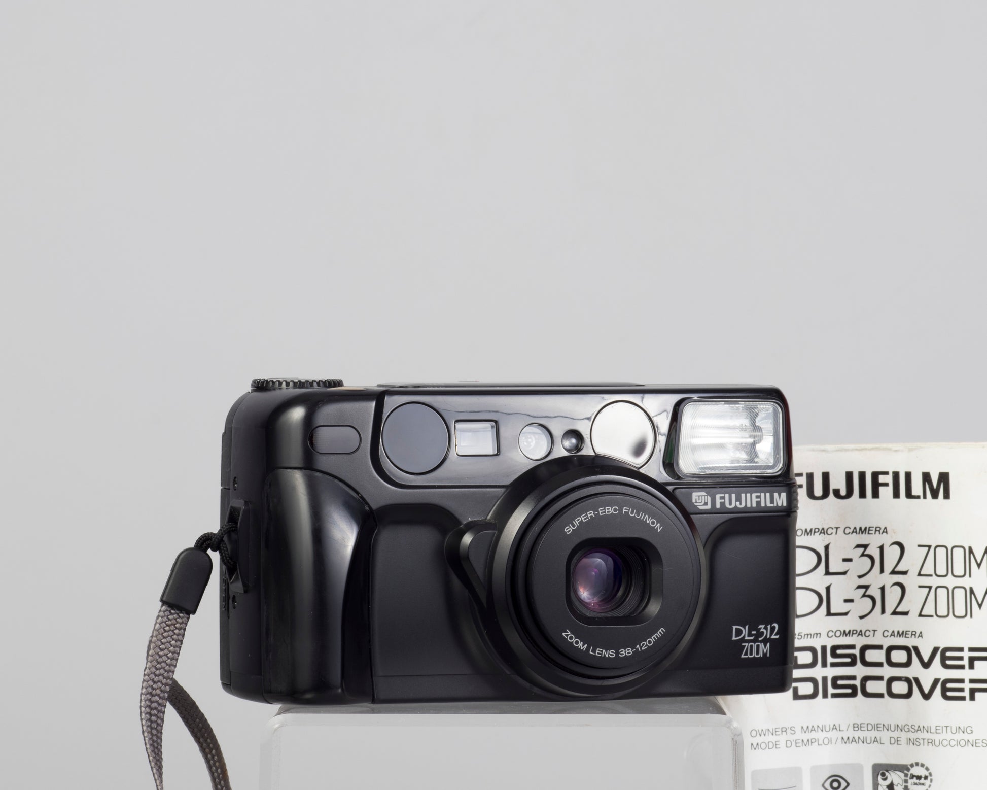 The Fujifilm DL-312 Zoom (aka Discovery 312 Zoom) a 35mm point-and-shoot from circa 1996
